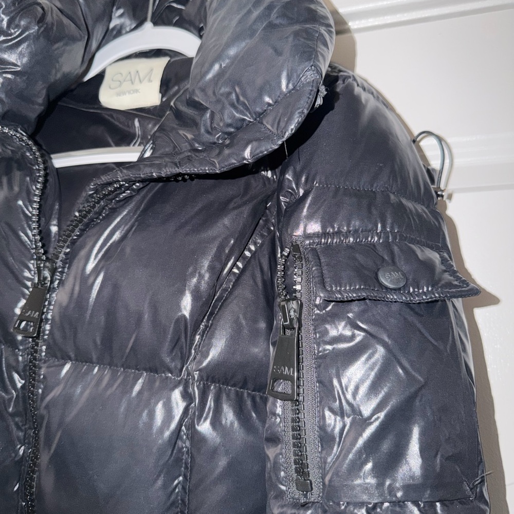 SAM Noho Belted Down Coat - Picture 6 of 12